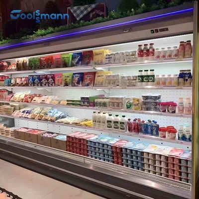 exhibición vegetal de las capas ajustables más desapasibles abiertas del supermercado de 800L Multideck