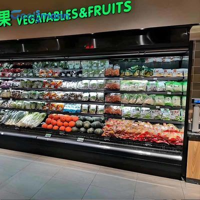 Fruta la cortina de aire refrigerada del gabinete de exhibición de la legumbre 912 - 2352L