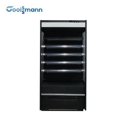 el refrigerador abierto de la exhibición del supermercado 1900L, auto descongela el escaparate comercial del refrigerador